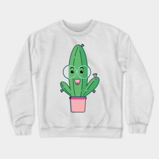 Smart Cactus Crewneck Sweatshirt